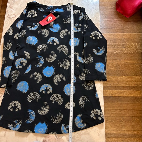 NWT CUPCAKE International Tunic Top Small Black Cotton - Picture 9 of 12